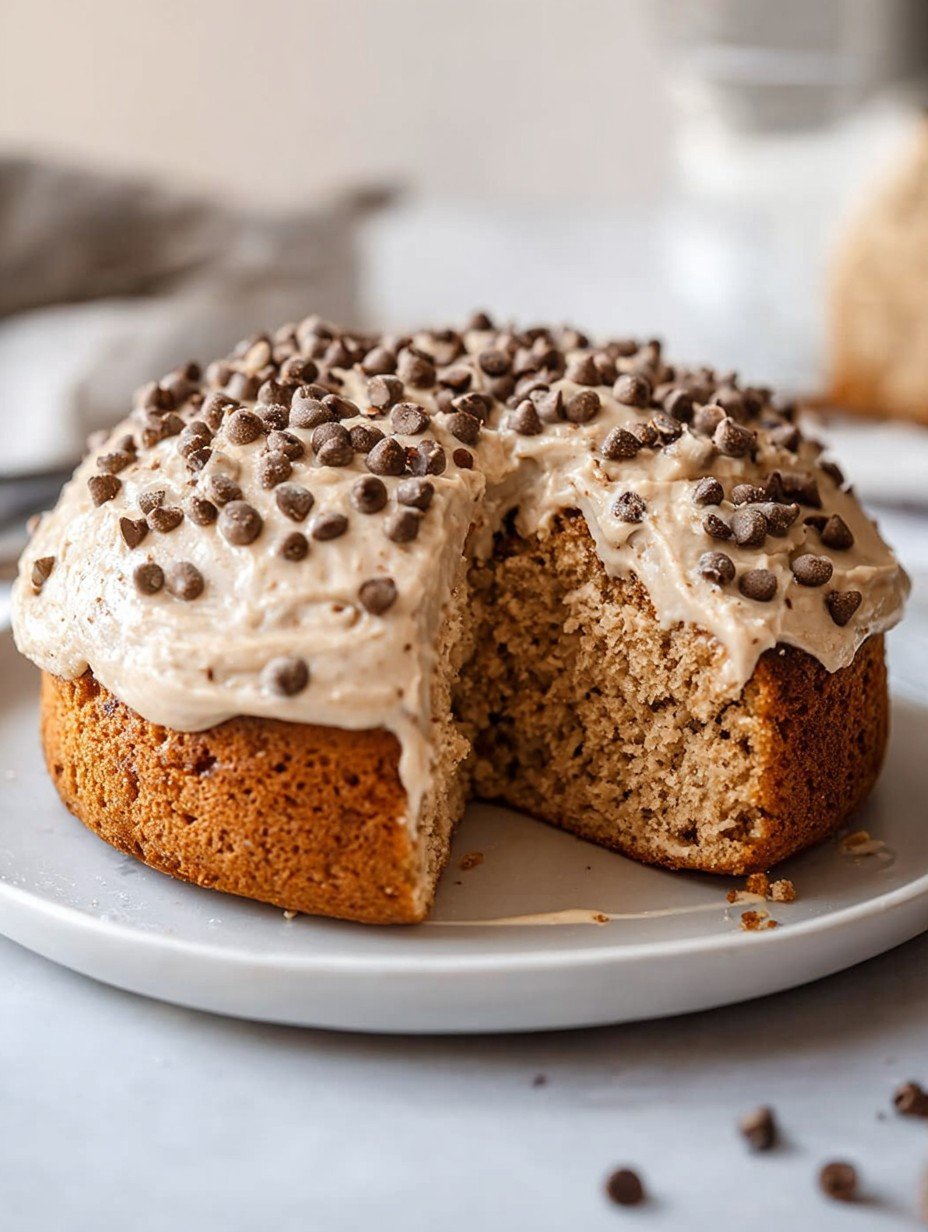 Best Healthy Quick Protein Chocolate Chip Cake – Perfect Dessert image 2