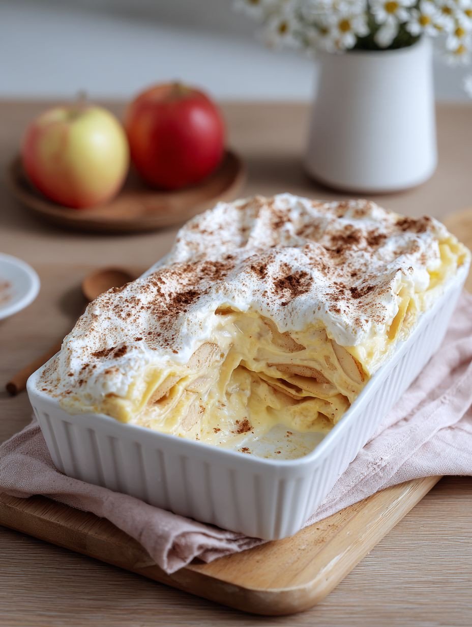 Beste Apfellasagne | Einfaches cremiges Dessert image 2