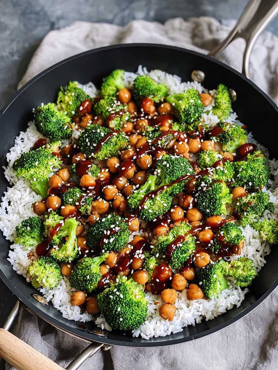 Beste Brokkoli Kichererbsen Reis Pfanne – Schnell & Gesund image 2