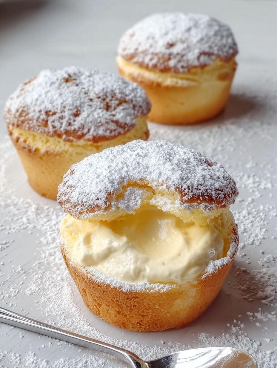 Beste Einfach Schnell Vanillepudding Muffins Cremig Saftig image 2