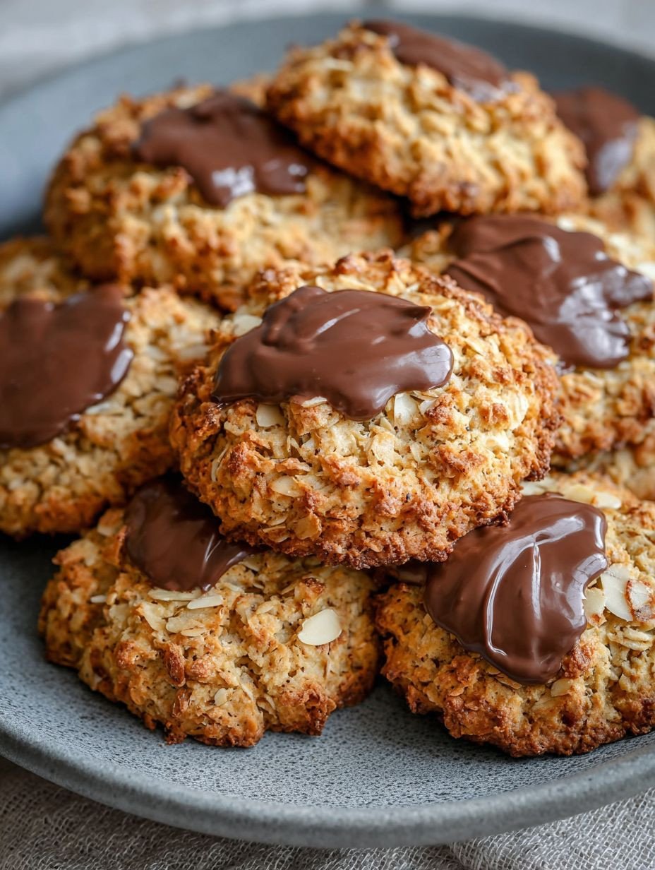 Beste Einfache Gesunde Haferflocken-Kekse Knusprig image 2