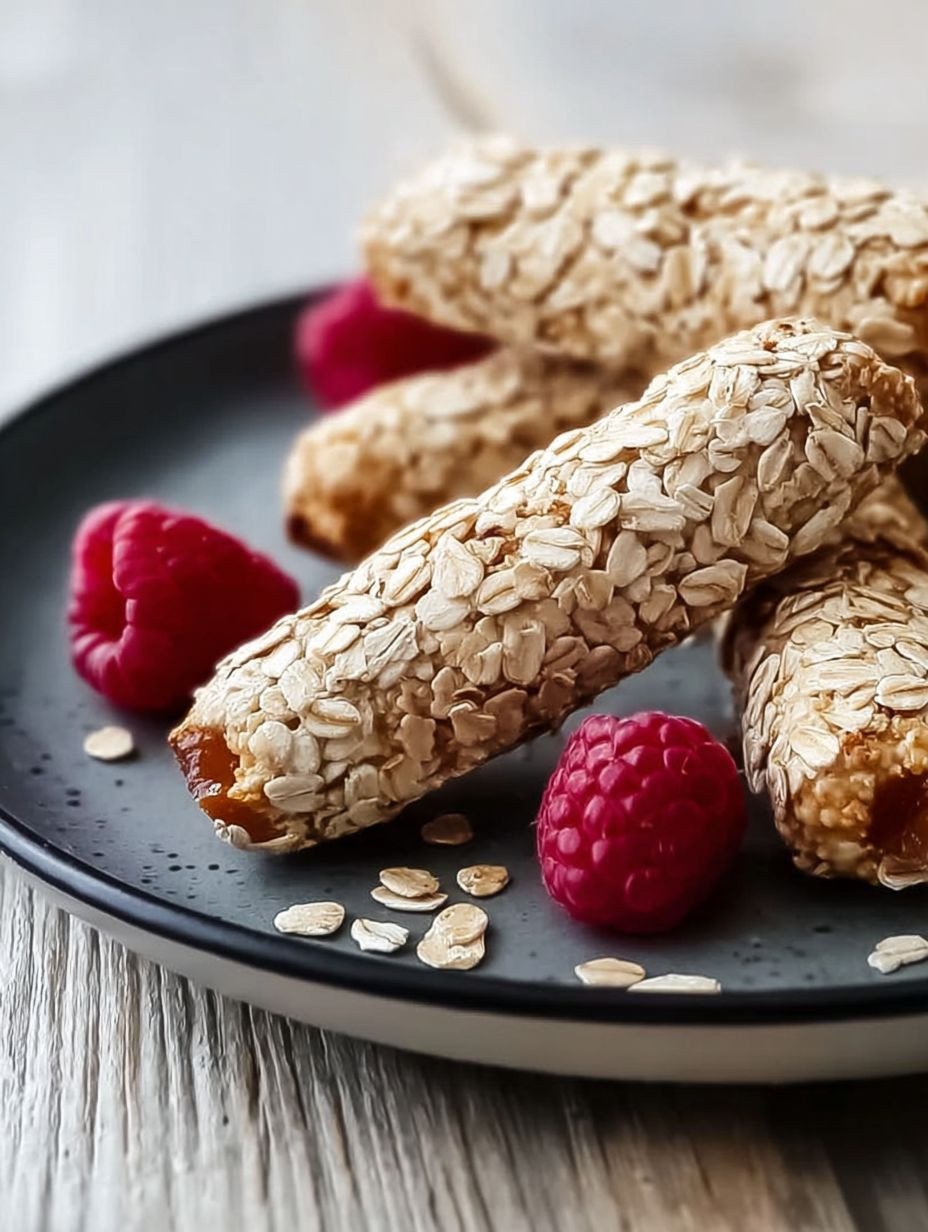Beste Gesunde Einfache Haferflocken Himbeer Stangen image 2