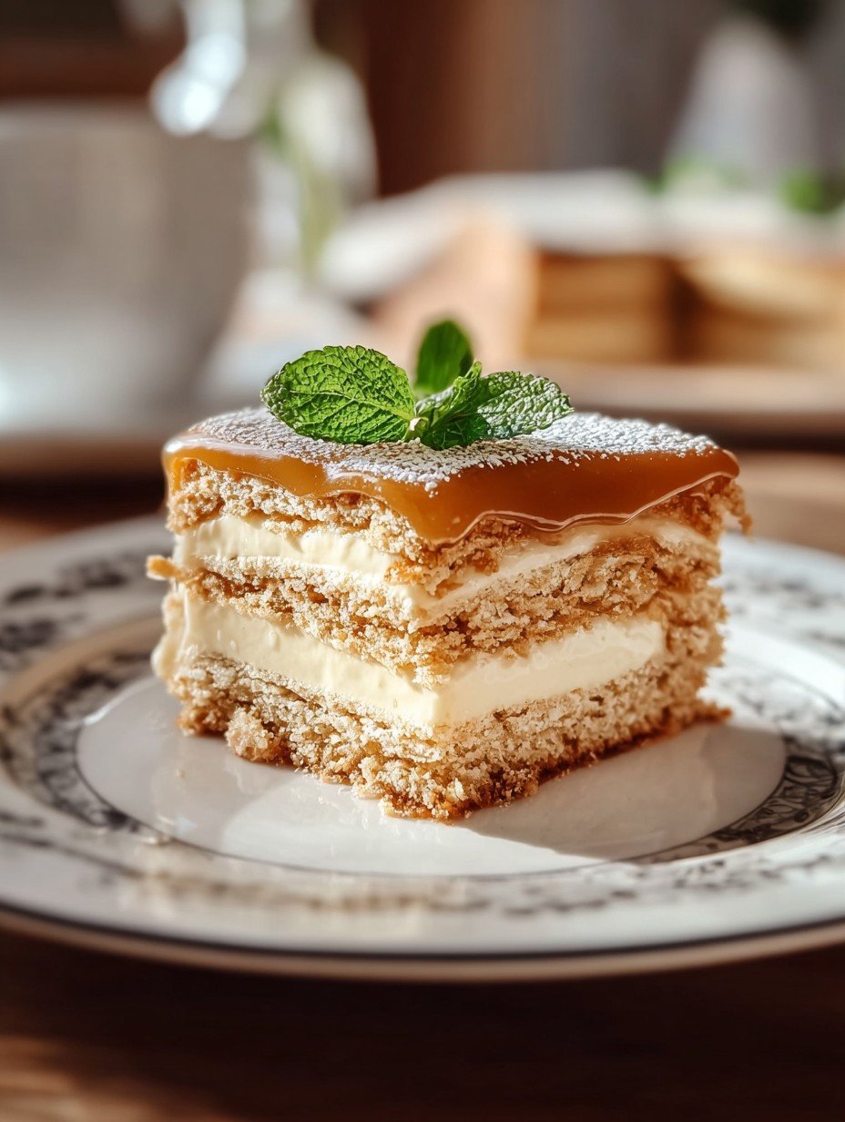 Bester Einfacher Karamell Milchmädchen Schichtkuchen Cremig image 2