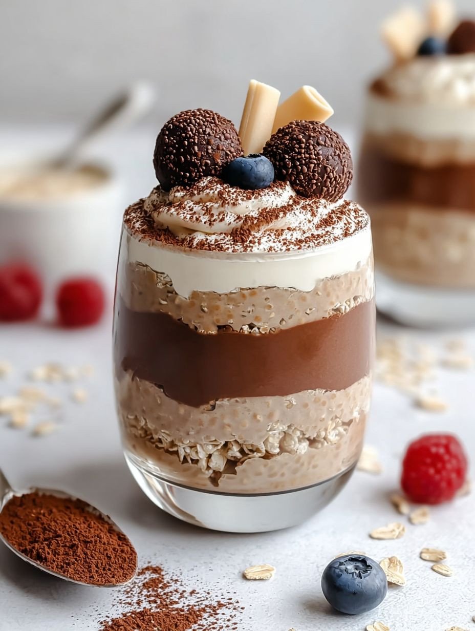 Easy Tiramisu Overnight Oats – Quick Healthy Dessert image 2