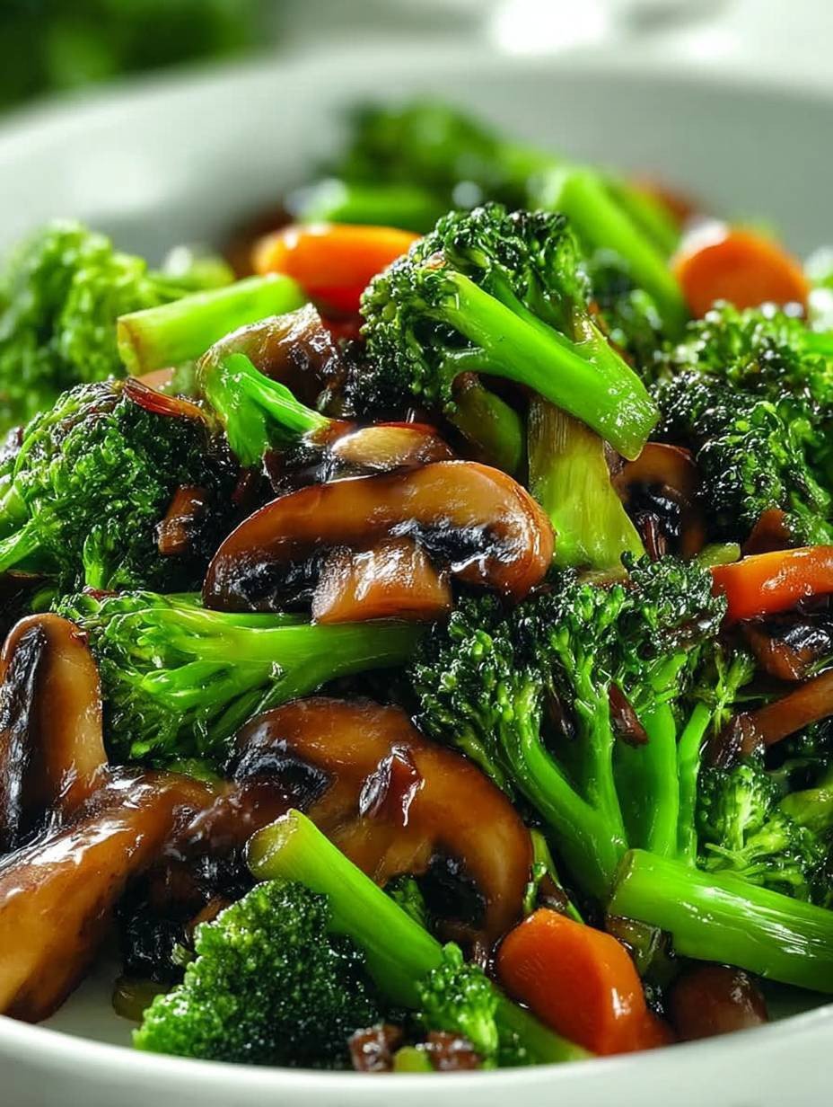 Einfache Brokkoli Pilz Gemüsepfanne | Schnell & Gesund image 2