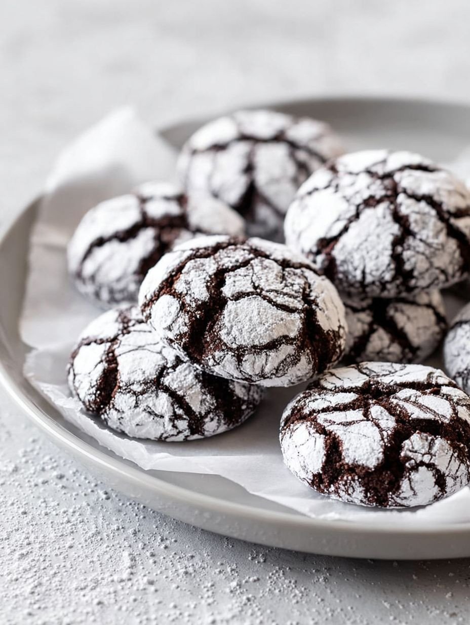 Einfache Schoko Crinkle Plätzchen – Perfektes Backergebnis image 2