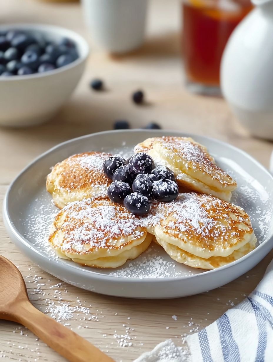 Fluffige Blaubeer Mini Pancakes | Einfach & Gesund image 2