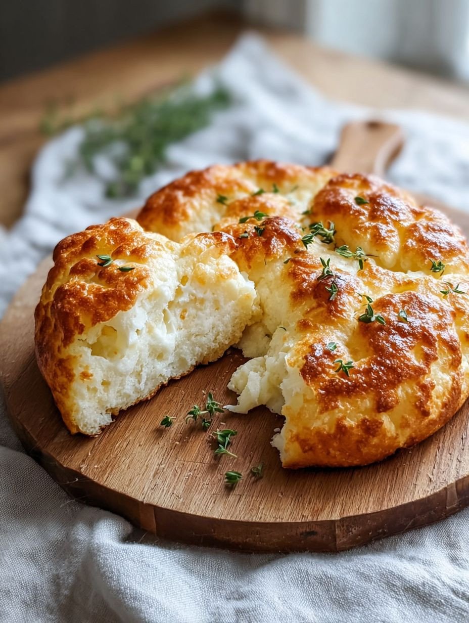 Gesund Einfach Airfryer Hüttenkäse Wolkenbrot Knusprig Fluffig image 2