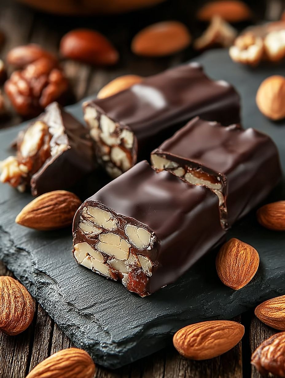 Gesunde Einfache Schoko Nussriegel – Perfekter Snack image 2