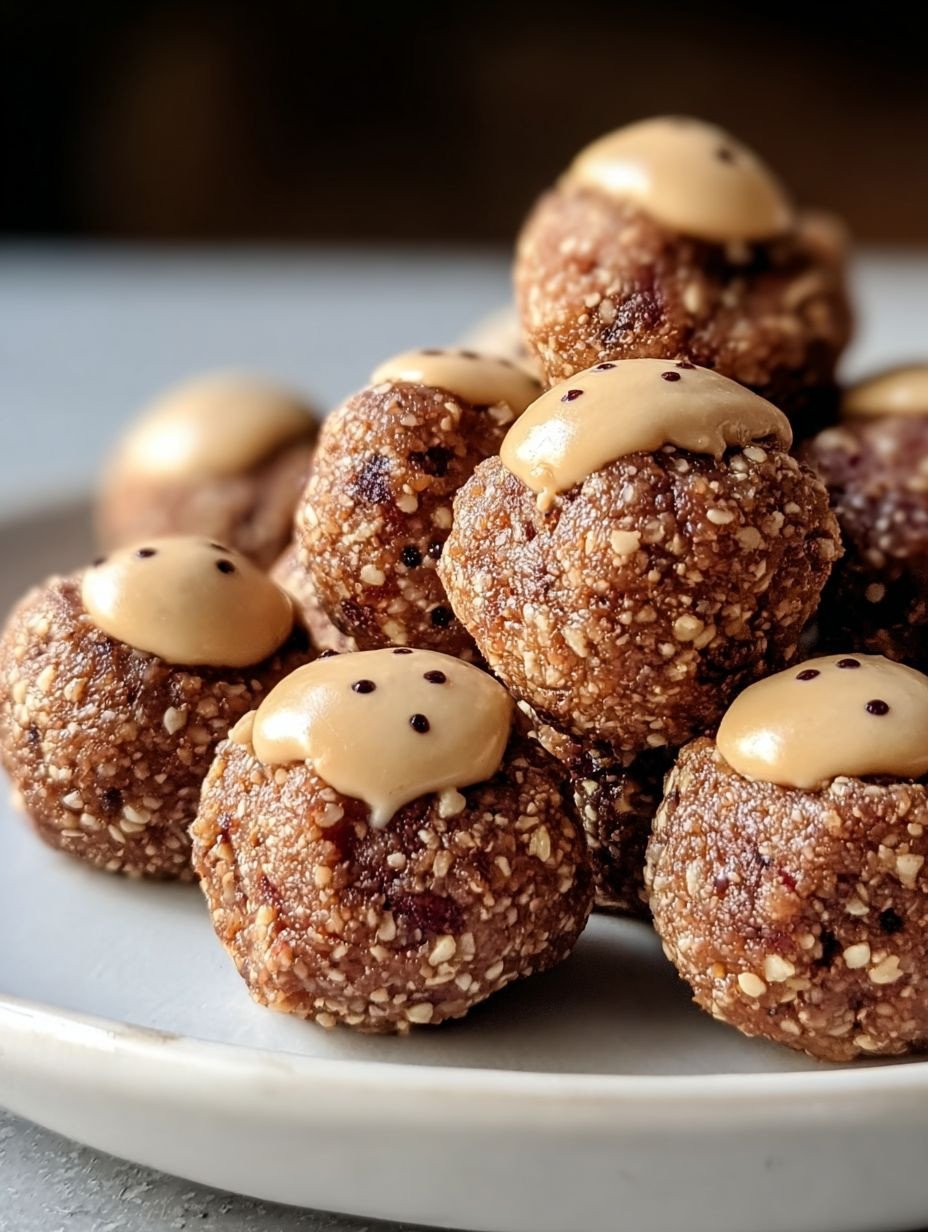 Himmlische Energy Balls mit cremigem Topping image 2