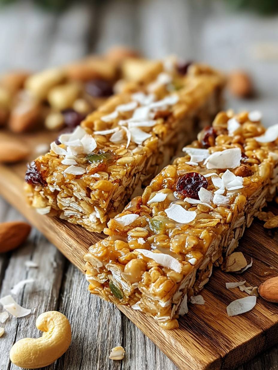 Knusprige Nussige Granola Riegel | Gesund & Schnell image 2