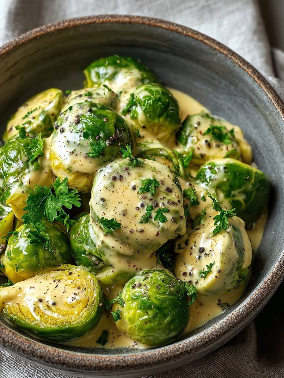 Rosenkohl in Cremiger Senfsauce | Gesund & Einfach image 2