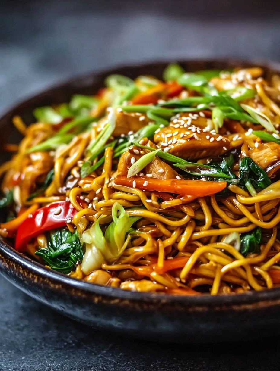 Schnell Einfach Gesund Gebratene Nudeln – Perfektes Abendessen image 2