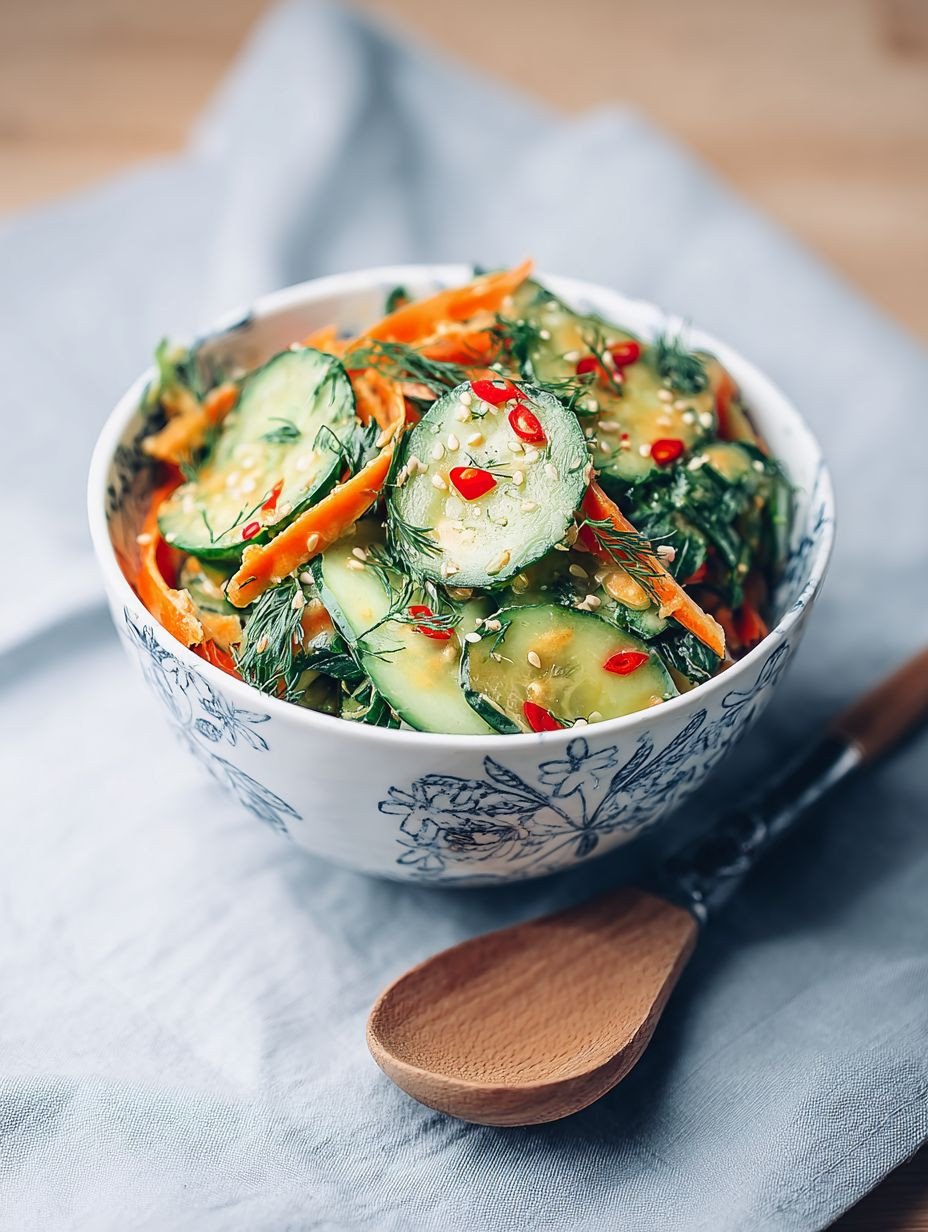 Schnell Gesund Asiatischer Gurkensalat – Perfekte Beilage image 2