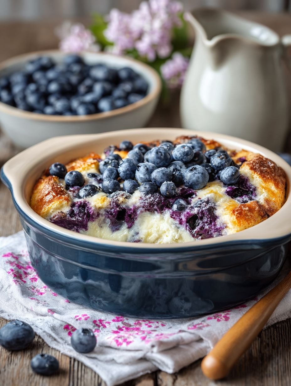 Schnell Gesund Einfach Blaubeer Auflauf – Perfektes Frühstück image 2