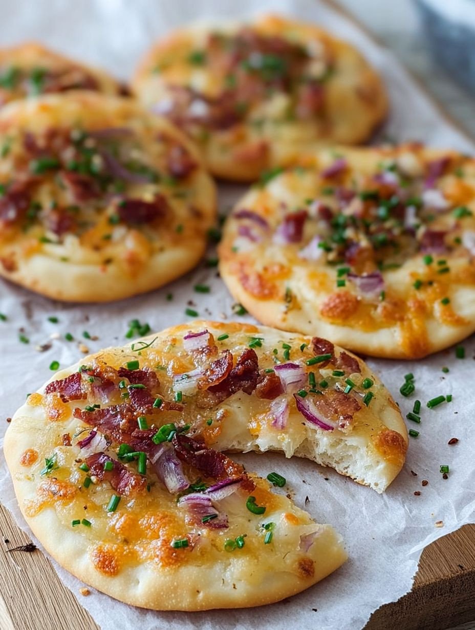 Schnelle Einfache Airfryer Mini Flammkuchen – Perfekt Knusprig image 2
