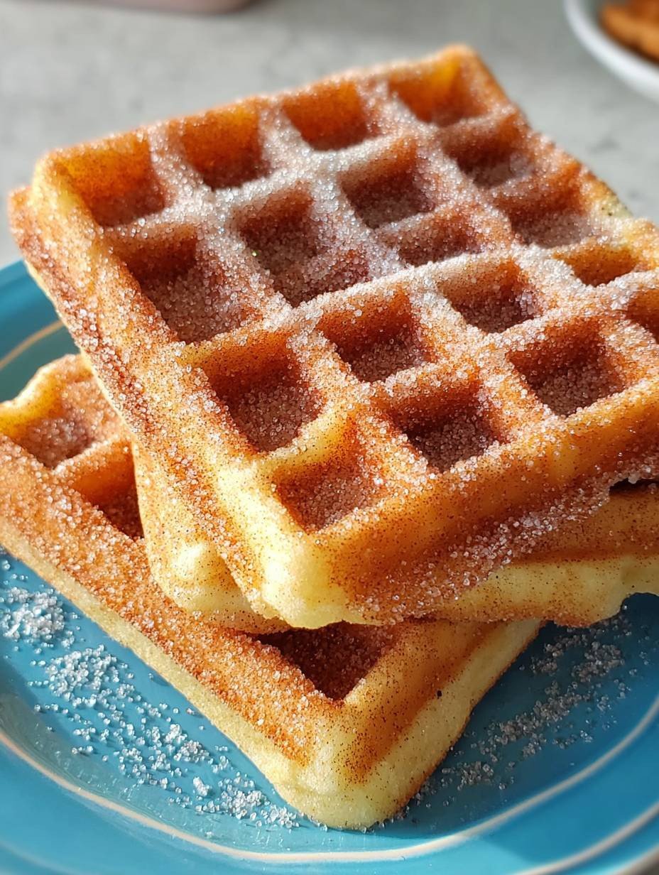 Churro Waffeln Rezept: Knusprig & zimtig genießen. image 2