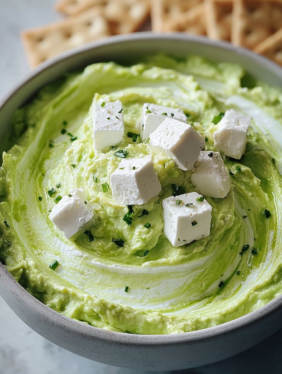 **Creamy Feta Avocado Dip | Healthy & Easy.** image 2