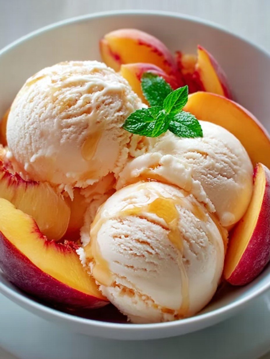 Das cremigste Pfirsich-Eis, das du je probiert hast image 2