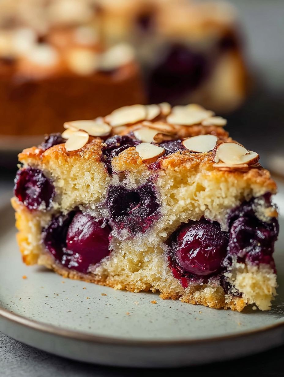 Der saftigste Kirsch-Mandelkuchen, den du je probierst. image 2