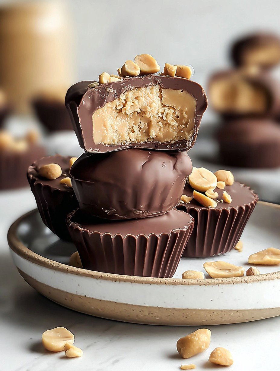 Die cremigsten Erdnussbutter-Schoko-Pralinen. image 2