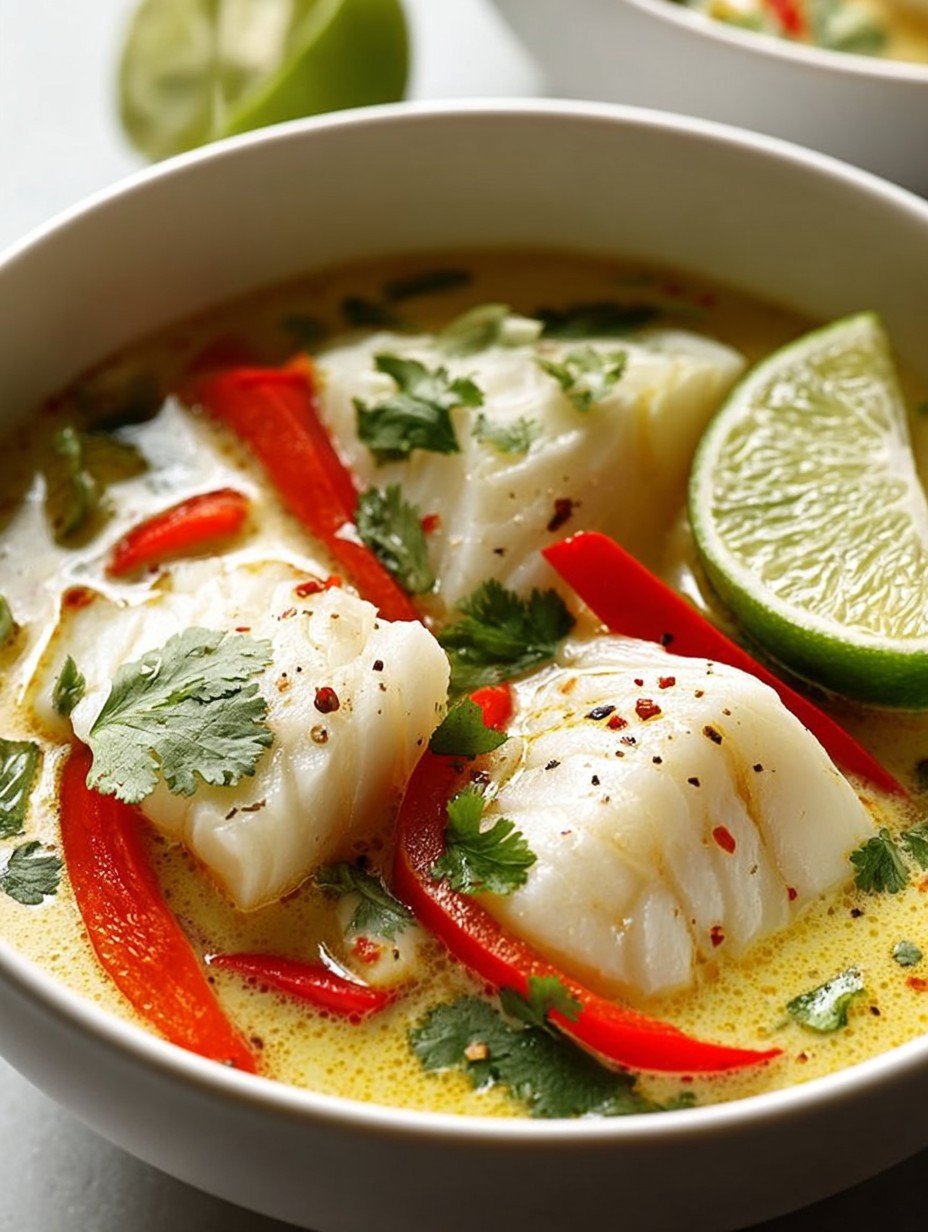 Gesunde Kokos-Fischsuppe mit Limetten-Kick image 2