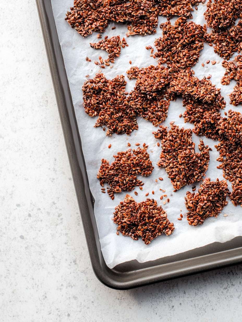 Gesunde knusprige Leinsamen-Cracker einfach selbst gemacht image 2