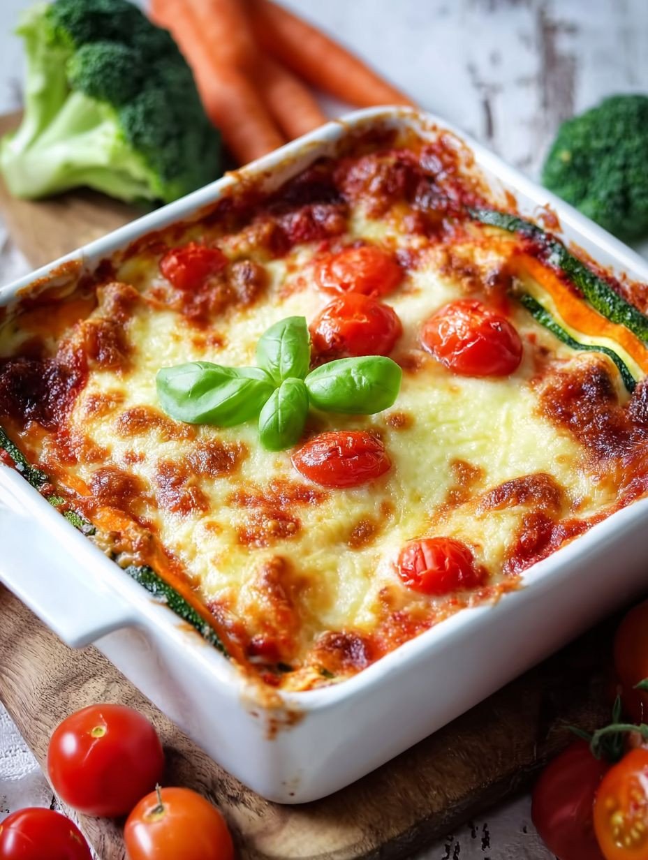 Goldbrauner Gemüseauflauf mit Zucchini & Tomaten image 2