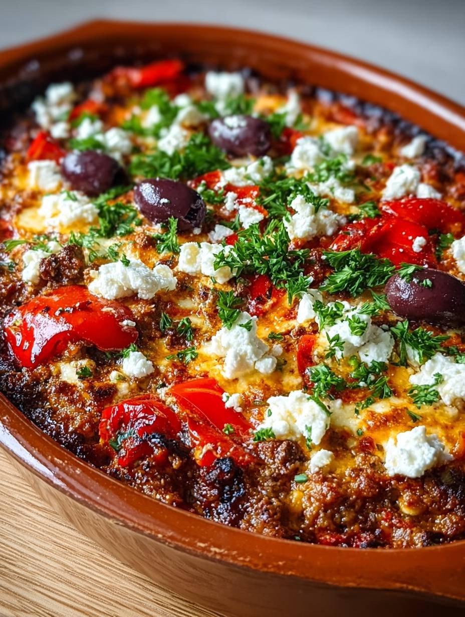 Herzhafter türkischer Hackauflauf mit Feta image 2