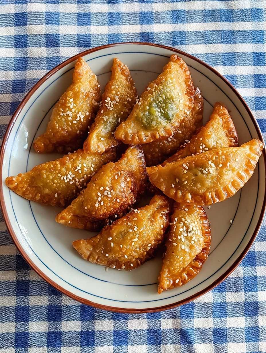 Knusprige Gemüseteigtaschen aus der Heißluftfritteuse image 2