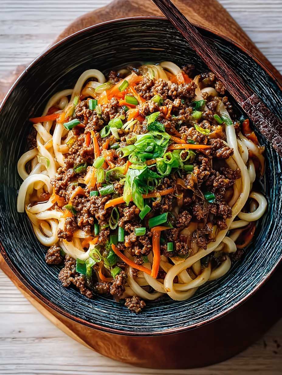 Mongolische Hackfleisch Nudeln: Schnell & lecker! image 2