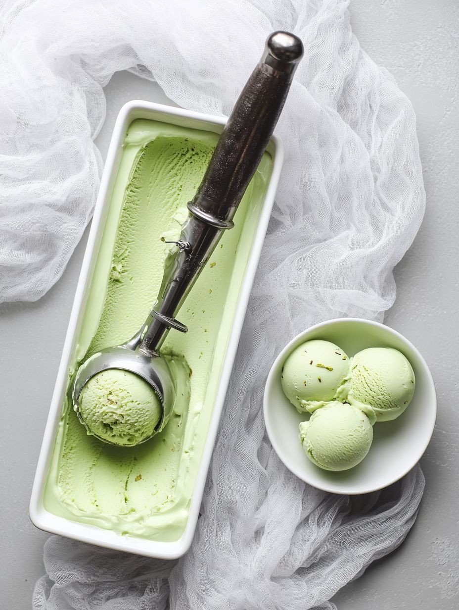 Pistazien-Eis selber machen ohne Eismaschine | Rezept image 2