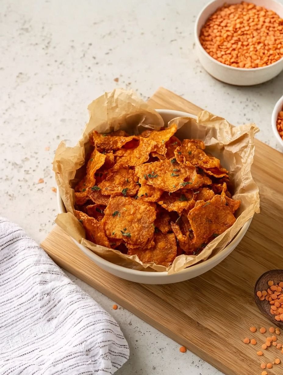 Rote Linsen Chips selber machen | Knusprig & Gesund image 2