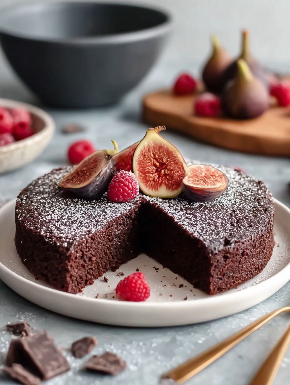 Saftiger Schokokuchen mit Feigen | Gesund genießen image 2