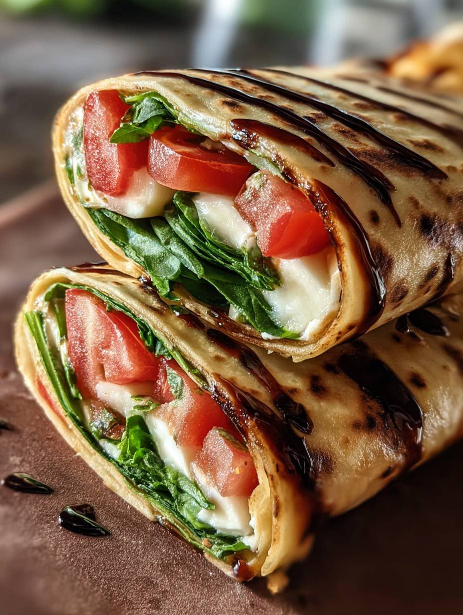 Schneller Tomate Mozzarella Wrap | Gesund & Einfach image 2