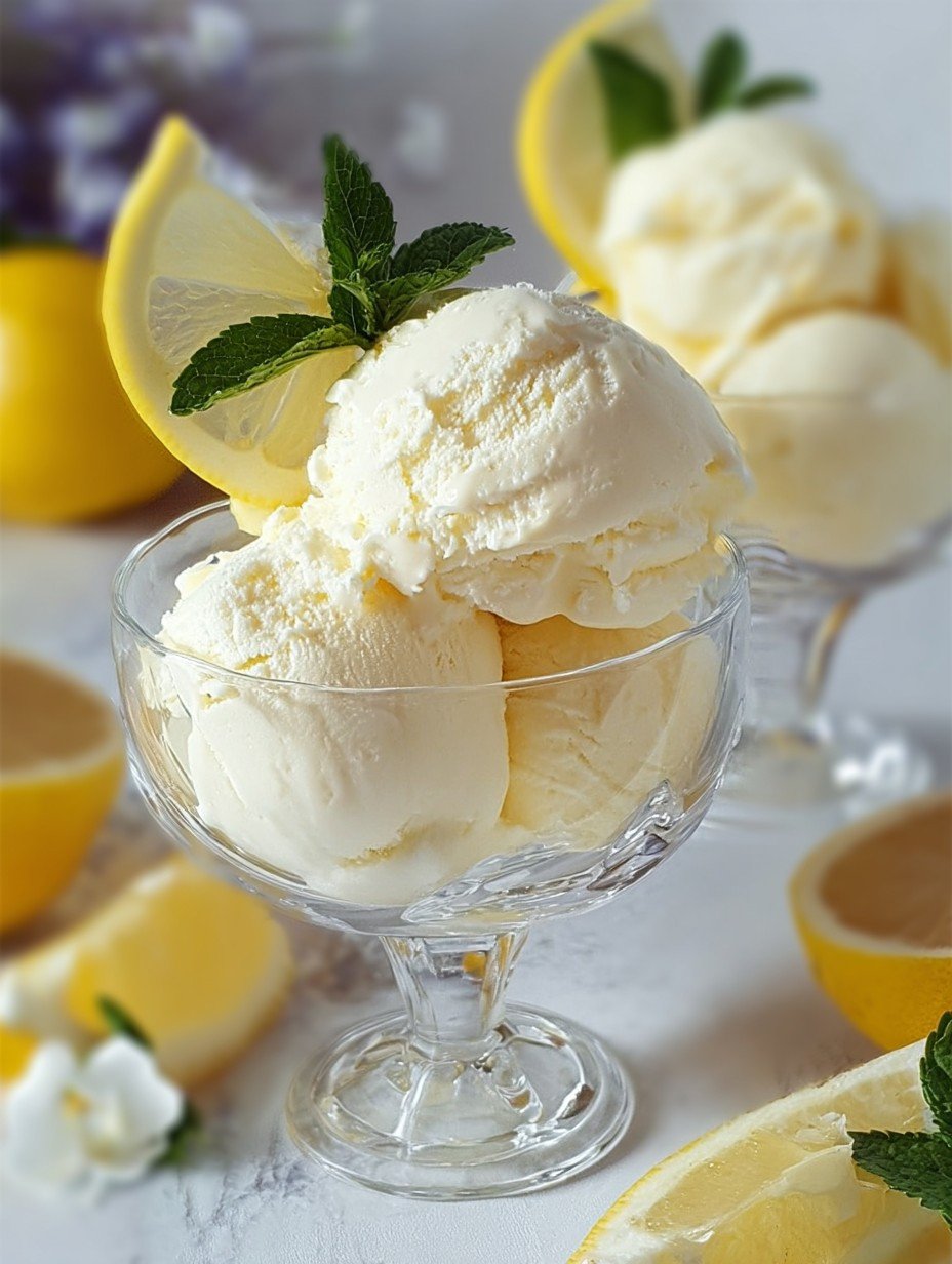 Schnelles Zitroneneis Rezept mit 3 Zutaten image 2